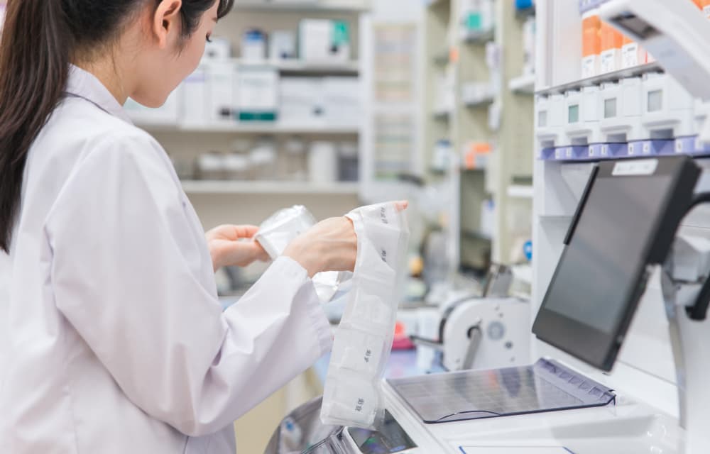 調剤機器導入による業務効率化 イメージ画像