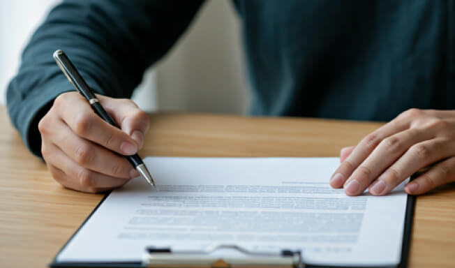 各種提出書類補助 イメージ