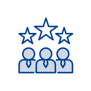 スタッフの残業時間削減と、働きがい (満足度)の向上