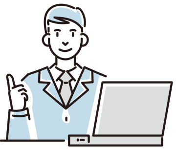 平均勤続勤務年数イラスト