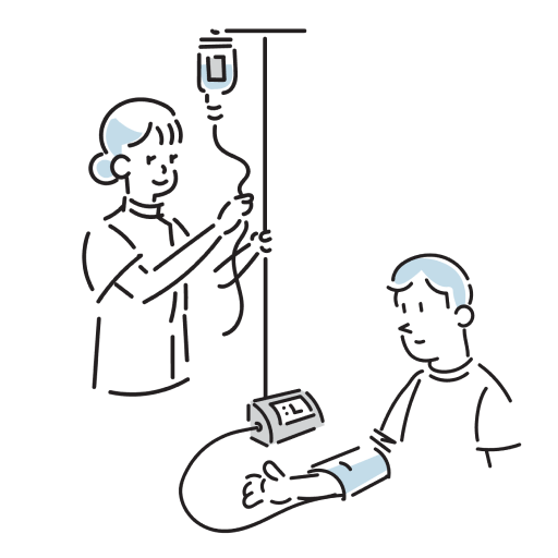 [当社独自] 会社負担の検診 イメージ